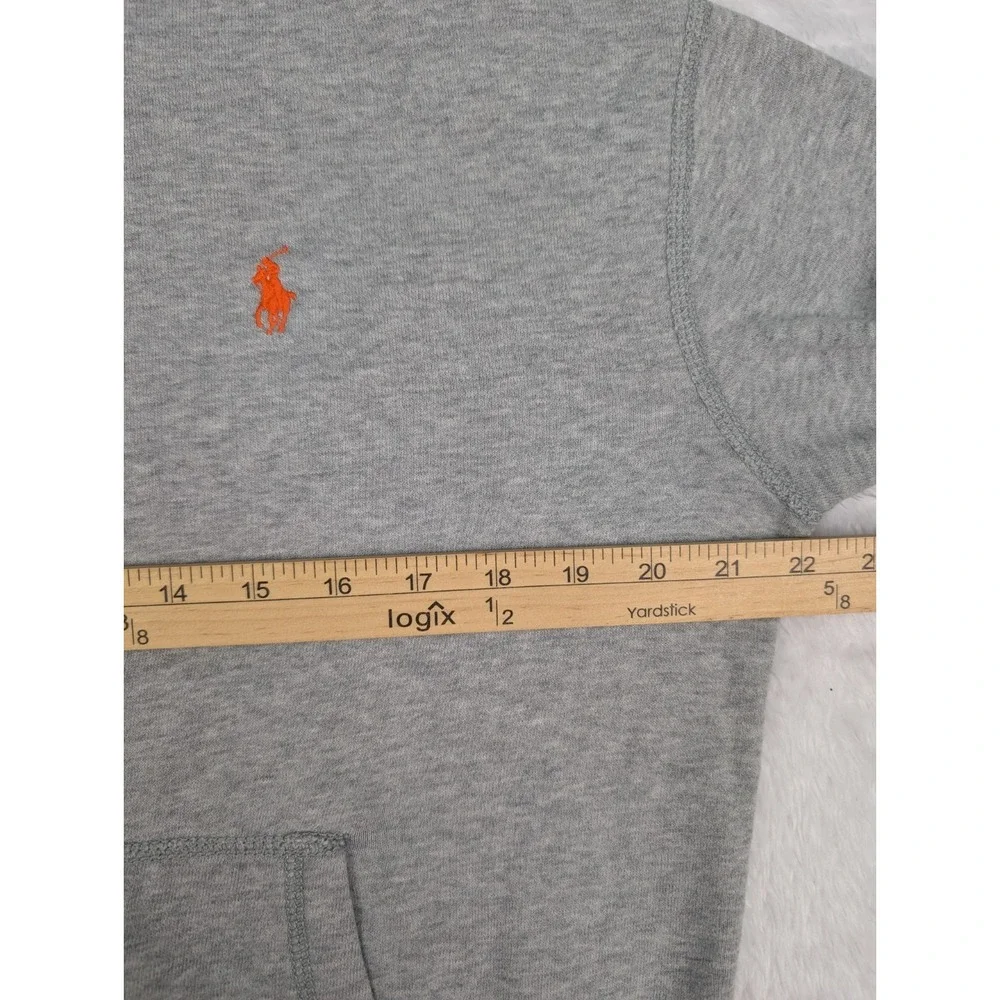 Polo Ralph Lauren Performance‎ Hoodie Women's M Full Zip Gray Embroidered Logo